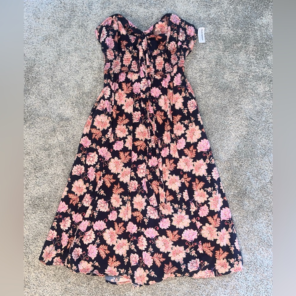 Floral Halter Maxi Dress - Picture 3 of 6